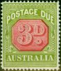 Valuable Postage Stamp from Australia 1922 3d Carmine & Yellow-Green SG095 Fine MNH