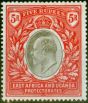 Old Postage Stamp from B.E.A KUT 1903 5R Grey & Red SG13 Fine & Fresh Mtd Mint