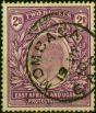 B.E.A KUT 1906 2R Dull & Bright Purple SG27 Fine Used (2). King Edward VII (1902-1910) Used Stamps