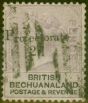 Valuable Postage Stamp from Bechuanaland 1888 2d on 2d Lilac & Black SG42 Fine Used