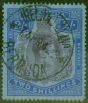 Rare Postage Stamp from Bermuda 1941 2s Dp Purple & Ultramarine-Grey Blue SG116b Line P.14.25 Fine Used