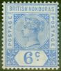 Rare Postage Stamp from British Honduras 1891 6c Ultramarine SG56 Fine Lightly Mtd Mint