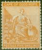 Valuable Postage Stamp from Cape of Good Hope 1896 5s Brown-Orange SG68 Fine Mtd Mint