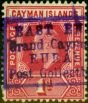 Old Postage Stamp from Cayman Is 1907 1d Carmine SG26 'East End Grand Cayman' Rural Post Handstamp
