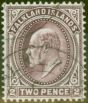 Valuable Postage Stamp from Falkland Islands 1904 2d Purple SG45 V.F.U