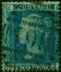 GB 1858 2d Blue SG45 Pl.9 Fine Used. Queen Victoria (1840-1901) Used Stamps