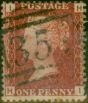 Old Postage Stamp GB 1864 1d Red SG43 Pl 79 (H-I) Fine Used