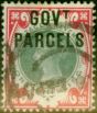 Old Postage Stamp from GB 1900 1s Green & Carmine SG072 Fine Used