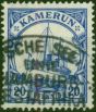 German Cameroon 1914 20pf Ultramarine SGK23 Fine Used  King George V (1910-1936) Collectible Stamps