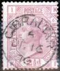 Collectible Postage Stamp from Gibraltar GB 1876 2 1/2d Rosy Mauve SGZ26 Pl 6 V.F.U