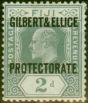 Rare Postage Stamp Gilbert & Ellice Islands 1911 2d Grey SG3 Fine LMM