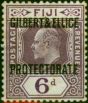Gilbert & Ellice Islands 1911 6d Dull & Bright Purple SG6 Good MM 