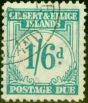 Collectible Postage Stamp from Gilbert & Ellice Islands 1940 1s6d Turquoise-Green SGD8 V.F.U