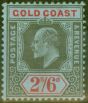 Collectible Postage Stamp from Gold Coast 1911 2s6d Black & Red-Blue SG67 Fine Mtd Mint