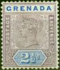 Collectible Postage Stamp from Grenada 1899 2 1/2d Mauve & Ultramarine SG51 Fine Mtd Mint