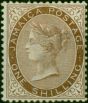 Jamaica 1897 1s Brown SG24 Fine MM  Queen Victoria (1840-1901) Valuable Stamps