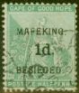 Collectible Postage Stamp from Mafeking 1900 1d on 1/2d Green SG1 Fine Used