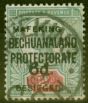 Old Postage Stamp from Mafeking 1900 6d on 2d Green & Carmine SG13 V.F.U
