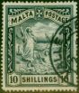 Valuable Postage Stamp Malta 1899 10s Blue-Black SG35 Good Used