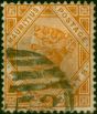 Mauritius 1887 50c Orange SG111 Fine Used. Queen Victoria (1840-1901) Used Stamps