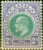Rare Postage Stamp from Natal 1902 2s Green & Bright Violet SG137 Good Mtd Mint