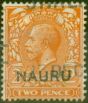 Rare Postage Stamp from Nauru 1916 2d Orange SG4 Fine Used
