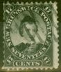 Old Postage Stamp from New Brunswick 1860 17c Black SG19 Fine Used