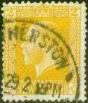 Rare Postage Stamp from New Zealand 1926 2d Yellow SG451 Fine Used