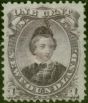 Collectible Postage Stamp Newfoundland 1868 1c Dull Purple SG34 Fine MM