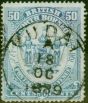 Valuable Postage Stamp from North Borneo 1888 50c Chalky Blue SG46b Fine Used (2)