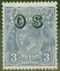 Rare Postage Stamp from Australia 1933 3d Ultramarine SG0131 Fine Lightly Mtd Mint