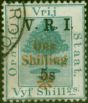 Collectible Postage Stamp from Orange Free State 1902 1s on 5s Green SG138 Fine Used