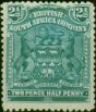 Rhodesia 1902 2 1/2d Grey Blue SG80b Fine MM  King Edward VII (1902-1910) Collectible Stamps