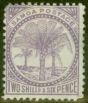 Valuable Postage Stamp from Samoa 1886 2s6d Reddish Lilac SG26 Fine Mtd Mint