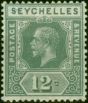 Seychelles 1932 12c Grey SG107a Die I Fine LMM (2) King George V (1910-1936) Old Stamps