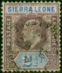Collectible Postage Stamp Sierra Leone 1903 2 1/2d Purple & Ultramarine SG77 Fine Used