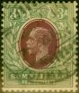Old Postage Stamp Somaliland 1913 3a Chocolate & Grey-Green SG64 Fine Used