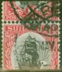 Collectible Postage Stamp from South Africa 1926 1d Black & Carmine SG26var Mis-Cut Machine Stamp Roulette x Perf Fine Used (5)
