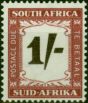 Collectible Postage Stamp South Africa 1958 1s Black-Brown & Purple-Brown SGD44 Fine LMM