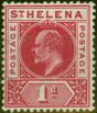 Valuable Postage Stamp St Helena 1902 1d Carmine SG54 Fine MM