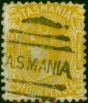 Tasmania 1880 4d Olive-Yellow SG162b Fine Used . Queen Victoria (1840-1901) Used Stamps