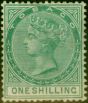 Rare Postage Stamp from Tobago 1879 1s Green SG4 Fine Mtd Mint