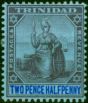 Trinidad 1902 2 1/2d Purple & Blue-Blue SG129 Fine MM  King Edward VII (1902-1910) Old Stamps