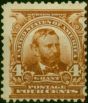 U.S.A 1903 4c Brown SG309 Fine MM  King Edward VII (1902-1910) Collectible Stamps
