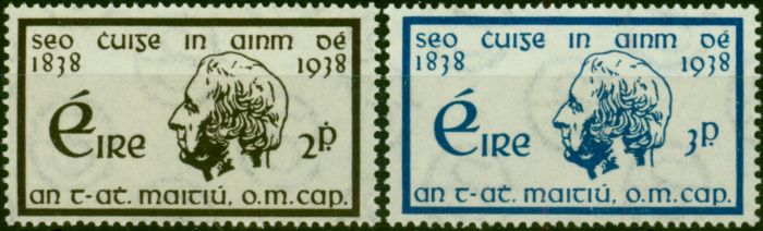 Valuable Postage Stamp Ireland 1938 Temperance Set of 2 SG107-108 Fine MM