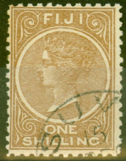Collectible Postage Stamp from Fiji 1897 1s Brown SG68 Fine Used