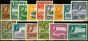 Old Postage Stamp from Antigua 1953-56 Set of 15 SG120a-134 Fine Very Lightly Mtd Mint