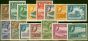 Old Postage Stamp Antigua 1953 Set of 15 SG120a-134 Fine MNH