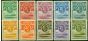 Basutoland 1933 Set of 10 SG1-10 Good LMM . King George V (1910-1936) Mint Stamps