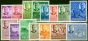 Old Postage Stamp Mauritius 1950 Set of 15 SG276-290 V.F LMM